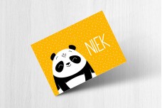 Lachende pandabeer